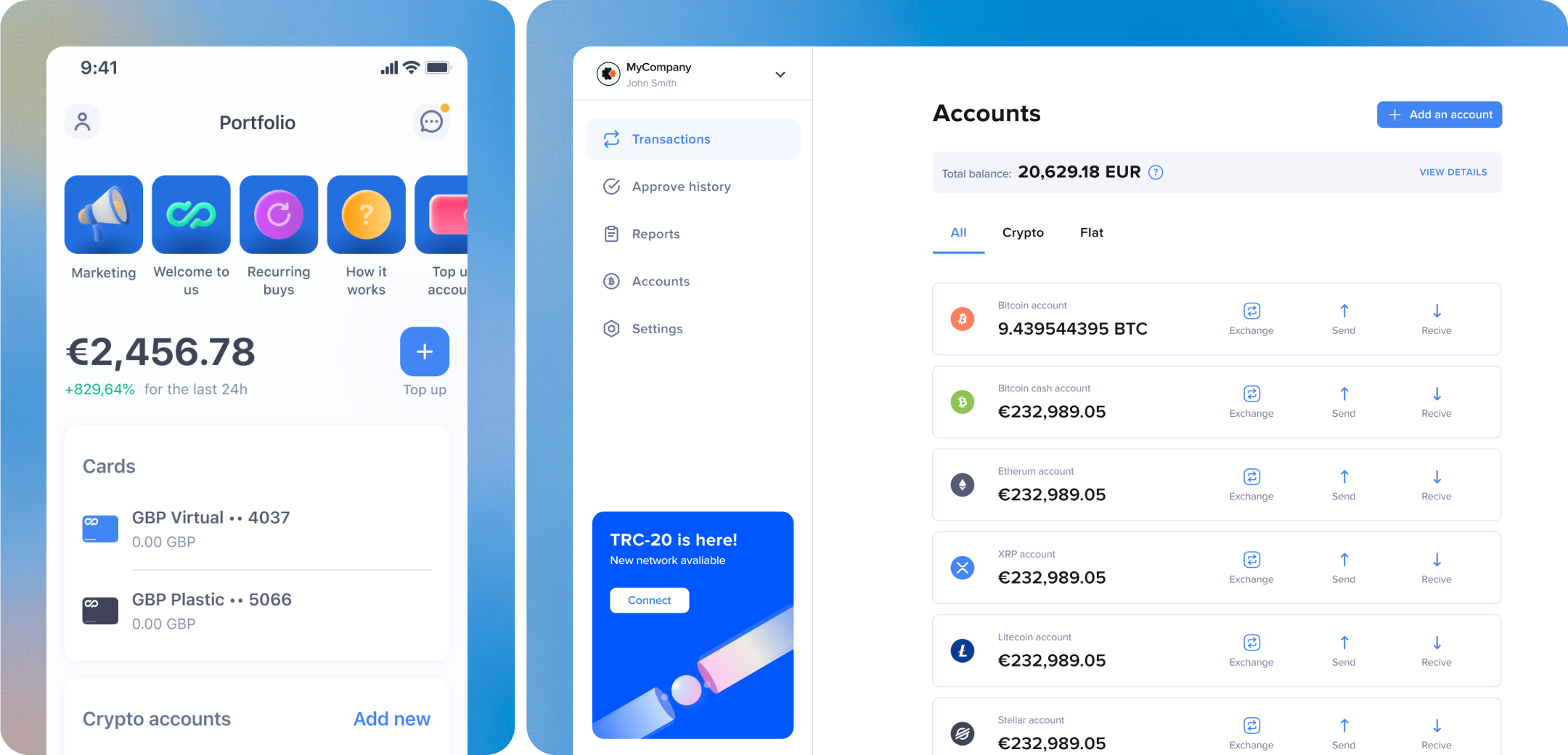 Cryptopay landing page